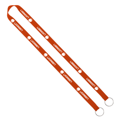 Import Rush 5/8" Polyester 2-Ended Lanyard with Dual Sewn Silver Metal Split-Ring Import Rush 5/8" Polyester 2-Ended Lanyard with Dual Sewn Silver Metal Split-Ring