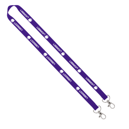 Import Rush 5/8" Polyester 2-Ended Lanyard with Dual Sewn Silver Metal Split-Ring Import Rush 5/8" Polyester 2-Ended Lanyard with Dual Sewn Silver Metal Split-Ring