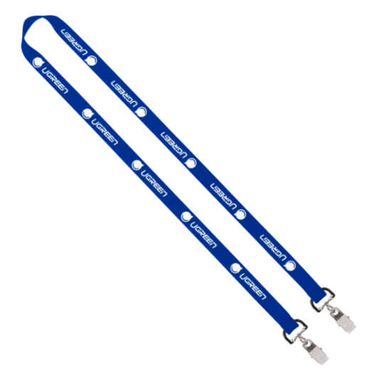 Import Rush 5/8" Polyester 2-Ended Lanyard with Dual Sewn Silver Metal Split-Ring Import Rush 5/8" Polyester 2-Ended Lanyard with Dual Sewn Silver Metal Split-Ring