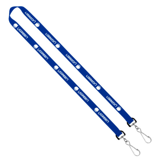 Import Rush 5/8" Polyester 2-Ended Lanyard with Dual Sewn Silver Metal Split-Ring Import Rush 5/8" Polyester 2-Ended Lanyard with Dual Sewn Silver Metal Split-Ring