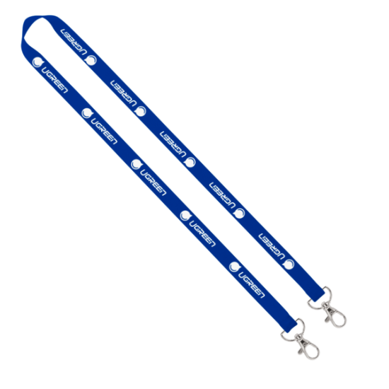 Import Rush 5/8" Polyester 2-Ended Lanyard with Dual Sewn Silver Metal Split-Ring Import Rush 5/8" Polyester 2-Ended Lanyard with Dual Sewn Silver Metal Split-Ring