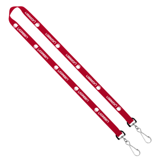 Import Rush 5/8" Polyester 2-Ended Lanyard with Dual Sewn Silver Metal Split-Ring Import Rush 5/8" Polyester 2-Ended Lanyard with Dual Sewn Silver Metal Split-Ring