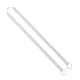 Color: Black (SnugZ)
Color: White (SnugZ) Import Rush 5/8" Polyester 2-Ended Lanyard with Dual Sewn Silver Metal Split-Ring