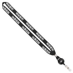 Import Rush 3/4" Dye-Sublimated Lanyard with Silver Crimp & Badge Reel