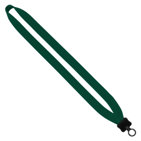 3/4" Cotton Lanyard with Plastic Clamshell & O-Ring