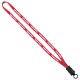 3/8" Stretchy Elastic Lanyard with Plastic Snap Buckle & O-Ring