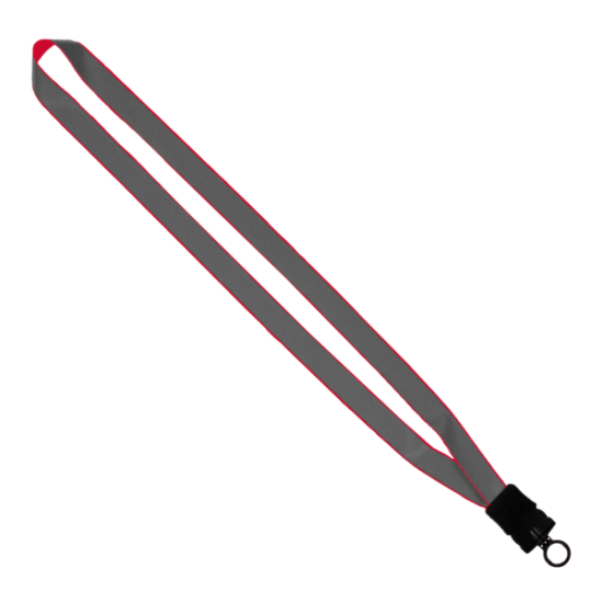 3/4" Reflective Lanyard with Buckle Release