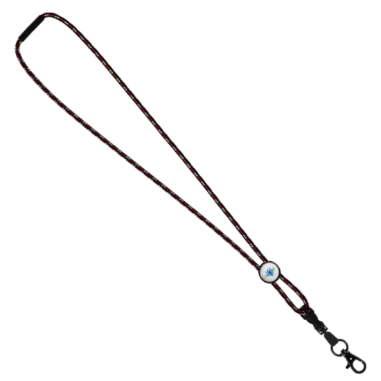 3/16" Nylon Power Cord Lanyard with Snap-Buckle Release, Standard O-Ring & Slider