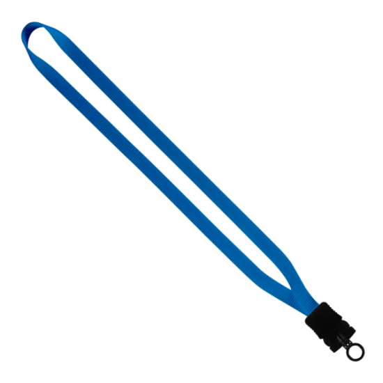 1/2" Smooth Nylon Lanyard with Snap-Buckle Release & O-Ring