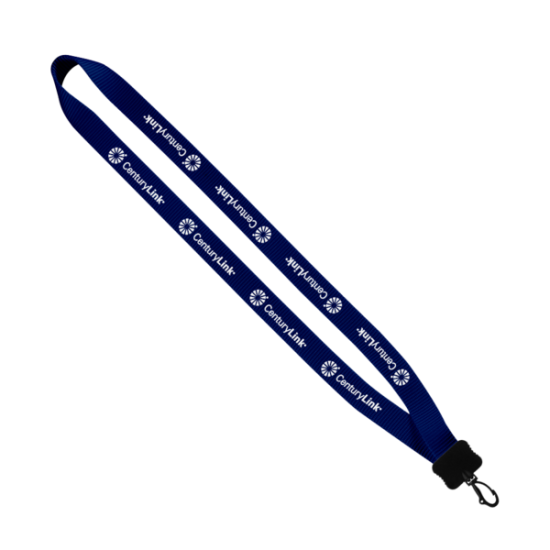 3/4" Smooth Nylon Lanyard with Plastic Clamshell & Swivel Snap Hook