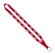 1/2" Polyester Lanyard with Sewn Metal Split-Ring