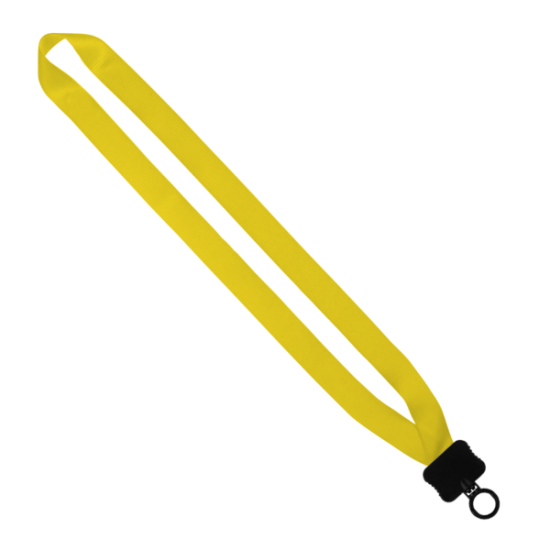 3/4" Polyester Lanyard with Plastic Clamshell and O-Ring