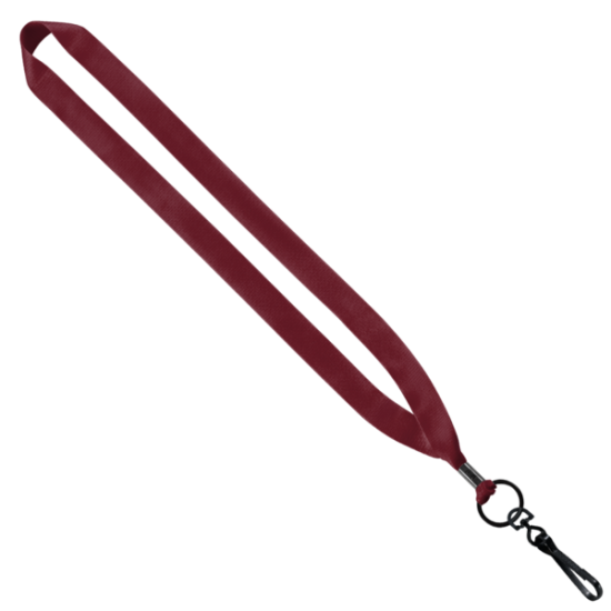 3/4" Polyester Lanyard with Metal Crimp & Swivel Snap Hook 3/4" Polyester Lanyard with Metal Crimp & Swivel Snap Hook