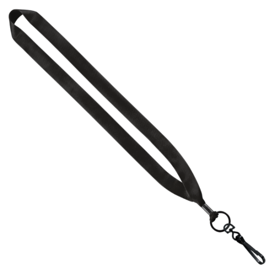 3/4" Polyester Lanyard with Metal Crimp & Swivel Snap Hook 3/4" Polyester Lanyard with Metal Crimp & Swivel Snap Hook