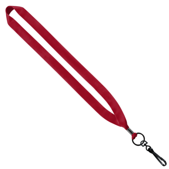3/4" Polyester Lanyard with Metal Crimp & Swivel Snap Hook 3/4" Polyester Lanyard with Metal Crimp & Swivel Snap Hook