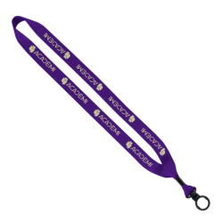 3/4" Polyester Lanyard with O-Ring