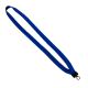 5/8" Polyester Lanyard with Plastic Clamshell & O-Ring