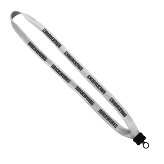 5/8" Polyester Lanyard with Plastic Clamshell & O-Ring 5/8" Polyester Lanyard with Plastic Clamshell & O-Ring