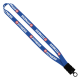 3/4" Dye-Sublimated Stretchy Elastic Lanyard with Plastic Snap-Buckle Release 3/4" Dye-Sublimated Stretchy Elastic Lanyard with Plastic Snap-Buckle Release