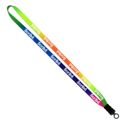 1/2" Tie Dye Lanyard