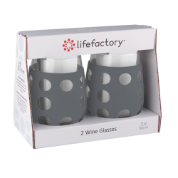 17 oz. lifefactory® Wine Glass with Silicone Sleeve 2 Pack