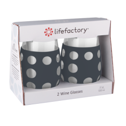 17 oz. lifefactory® Wine Glass with Silicone Sleeve 2 Pack