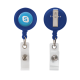 Color: Black (SnugZ)
Color: Royal Blue (SnugZ) Retractable Zip Cord w/ Epoxy Dome & Vinyl Snap Attachment w/ Bulldog Clip