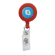 Color: Black (SnugZ)
Color: Red (SnugZ) Retractable Zip Cord w/ Epoxy Dome & Vinyl Snap Attachment w/ Bulldog Clip
