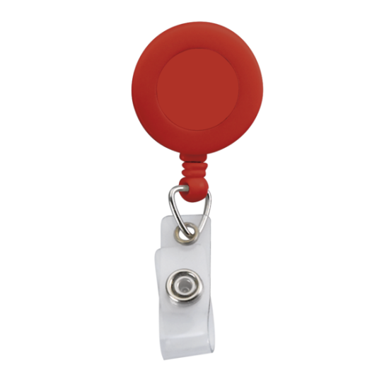 Retractable Zip Cord w/ Epoxy Dome & Vinyl Snap Attachment w/ Bulldog Clip Retractable Zip Cord w/ Epoxy Dome & Vinyl Snap Attachment w/ Bulldog Clip