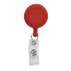 Color: Black (SnugZ)
Color: Red (SnugZ) Retractable Zip Cord w/ Epoxy Dome & Vinyl Snap Attachment w/ Bulldog Clip