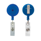 Color: Black (SnugZ) Retractable Zip Cord w/ Epoxy Dome & Vinyl Snap Attachment w/ Bulldog Clip