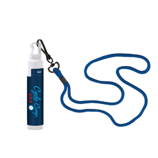 Economy Lip Balm with Cord Lanyard