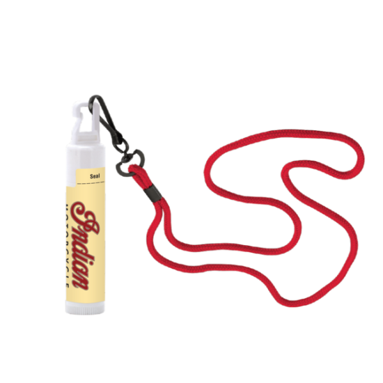 SPF 15 Lip Balm with Hook Cap and Cord Lanyard