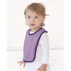 Infant Contrast Trim Premium Jersey Bib - 1004