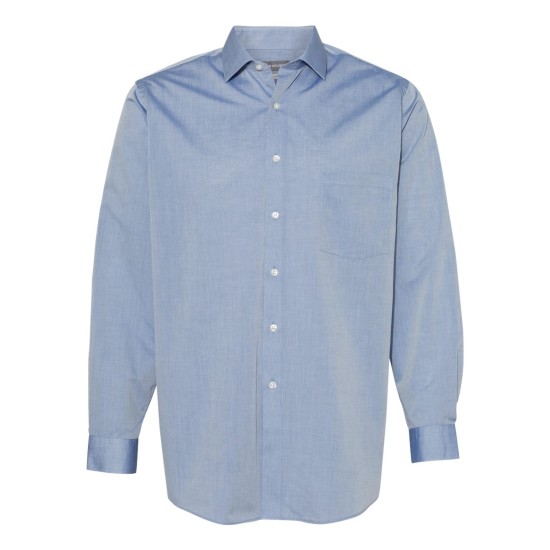 Chambray Spread Flex Collar Shirt - 13V0465