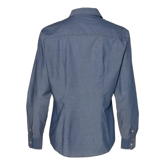 Women's Chambray Spread Collar Shirt - 13V0466