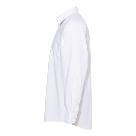 Broadcloth Point Collar Solid Shirt - 13V5052