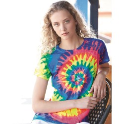 Women's 30s Ringspun Multi Pinwheel Tee - 150MS