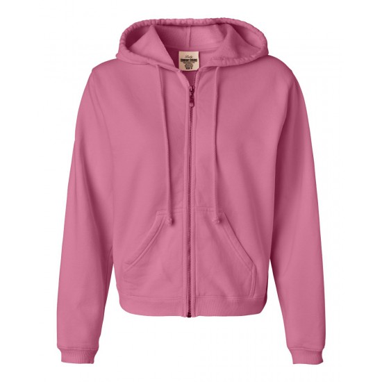 Comfort Colors - Garment-Dyed Womens Full-Zip Hooded Sweatshirt