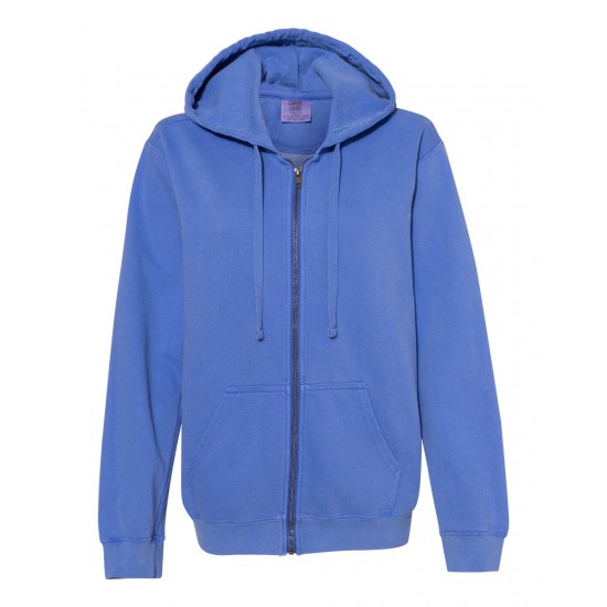 Comfort Colors - Garment-Dyed Womens Full-Zip Hooded Sweatshirt