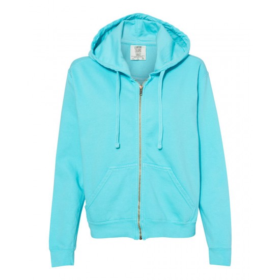 Comfort Colors - Garment-Dyed Womens Full-Zip Hooded Sweatshirt