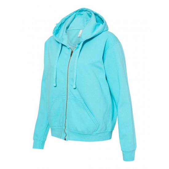 Comfort Colors - Garment-Dyed Womens Full-Zip Hooded Sweatshirt