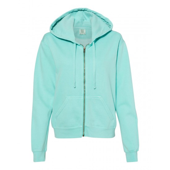 Comfort Colors - Garment-Dyed Womens Full-Zip Hooded Sweatshirt