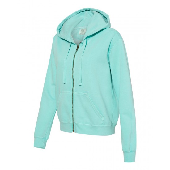 Comfort Colors - Garment-Dyed Womens Full-Zip Hooded Sweatshirt