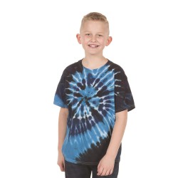 Youth Multi-Color Spiral Tie-Dyed T-Shirt - 20BMS