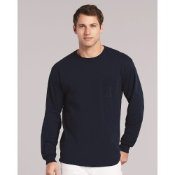 Gildan - Ultra Cotton® Long Sleeve Pocket T-Shirt