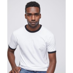 American Apparel - Fine Jersey Ringer Tee