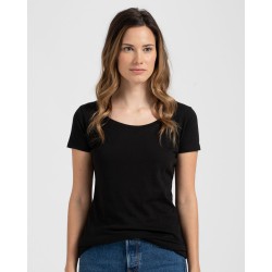 Women's Poly-Rich Scoop Neck T-Shirt - 243