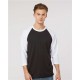 Unisex Fine Jersey Raglan T-Shirt - 245