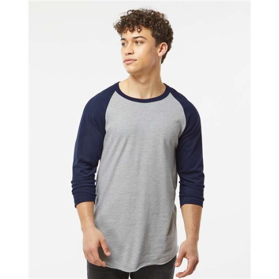 Unisex Fine Jersey Raglan T-Shirt - 245